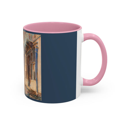 Gondola Moorings on the Grand Canal by John Singer Sargent Colorful Mugs (11oz, 15oz)