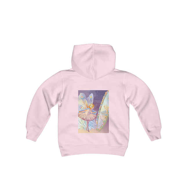 Reflections of Enchantment Youth Hooded Sweatshirt – A Magical Ballet of Light & Imagination