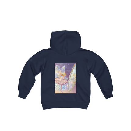 Reflections of Enchantment Youth Hooded Sweatshirt – A Magical Ballet of Light & Imagination