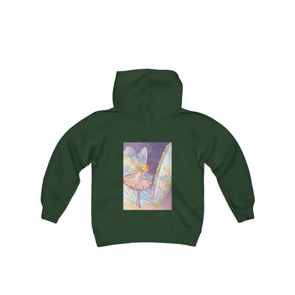 Reflections of Enchantment Youth Hooded Sweatshirt – A Magical Ballet of Light & Imagination