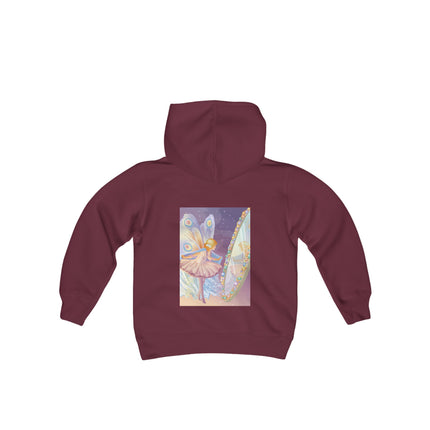 Reflections of Enchantment Youth Hooded Sweatshirt – A Magical Ballet of Light & Imagination