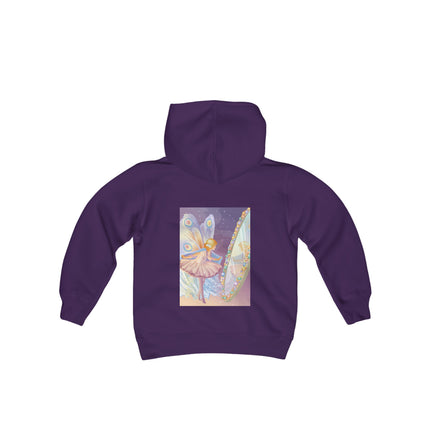 Reflections of Enchantment Youth Hooded Sweatshirt – A Magical Ballet of Light & Imagination