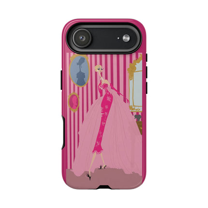 Lady in Pink Phone Case – Graceful Sophistication