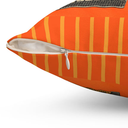 La décoration moderne dans le textile Pl. 6 by Gaston Charlet Spun Polyester Square Pillow