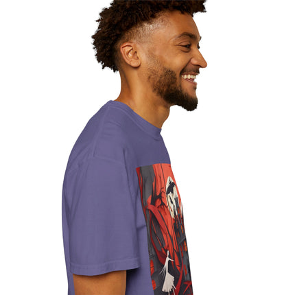 Halloween Night Scene Unisex Garment-Dyed T-shirt