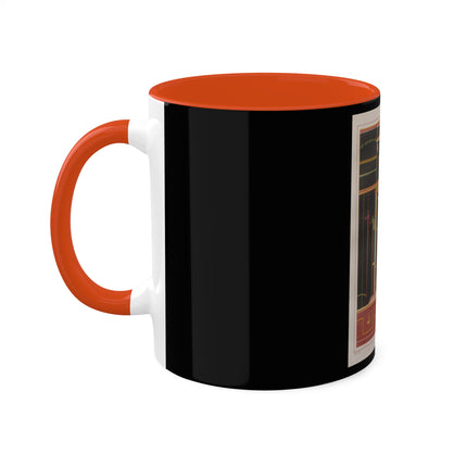 Pompeii Walls Pl.04 by Victor Steeger Colorful Mugs, 11oz
