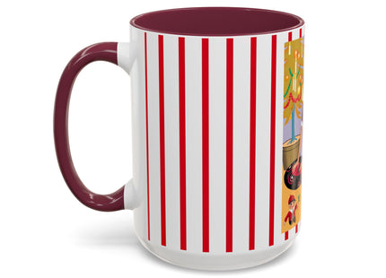 Art Deco Christmas Colorful Mugs (11oz, 15oz)