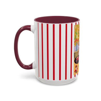 Art Deco Christmas Colorful Mugs (11oz, 15oz)