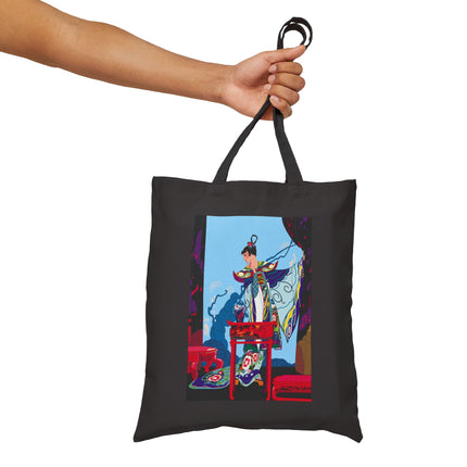 A Visual Journey by Umberto Brunelleschi Cotton Canvas Tote Bag