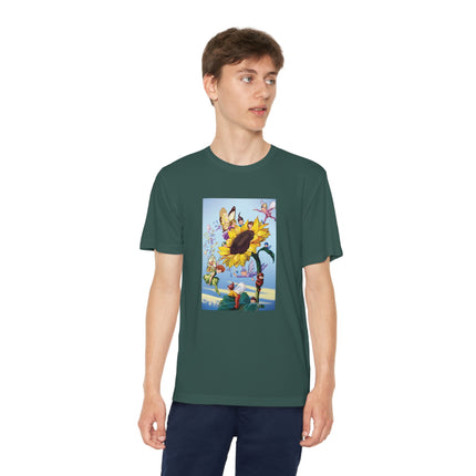Sunflower Fairies by Margaret Tarrant Youth Competitor Tee – Golden Garden Magic & Storybook Wonder