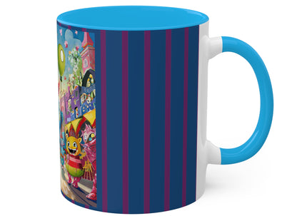 Monster Parade Madness Colorful Mugs, 11oz