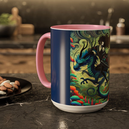 Mystic Guardian of the Sky Light Colorful Mugs (11oz, 15oz)