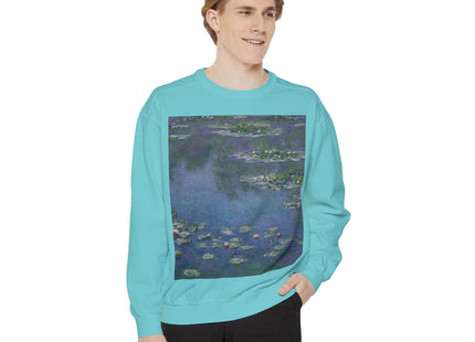 Water Lilies by Claude Monet Unisex Garment-Dyed Sweatshirt