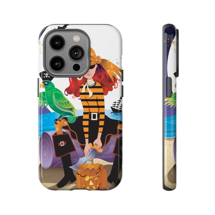 Moonlit Pirate Halloween Phone Cases