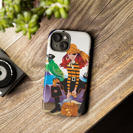 Moonlit Pirate Halloween Phone Cases