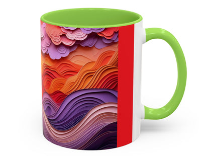 Dramatic Sunset Sky Colorful Mugs (11oz, 15oz)