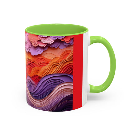 Dramatic Sunset Sky Colorful Mugs (11oz, 15oz)