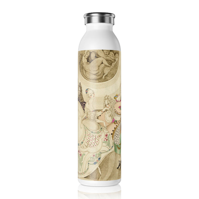 Sur talons rouges (On Red Heels) pl 01 by Gerda Wegener Slim Water Bottle