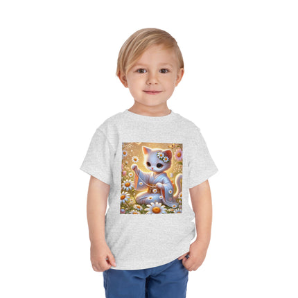 Daisy Chain Whimsy Toddler Short Sleeve Tee