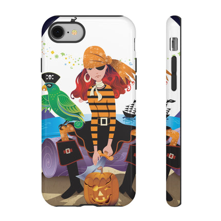 Moonlit Pirate Halloween Phone Cases