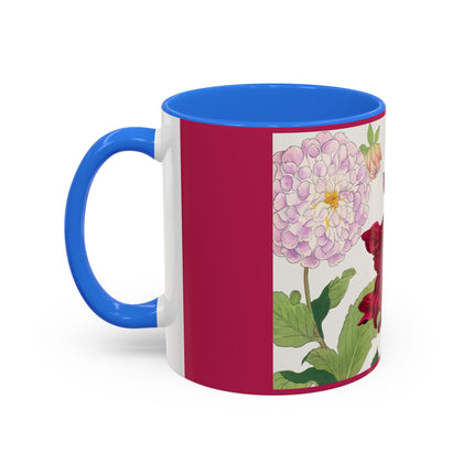 Dahlia Flower by Tanigami Kônan Colorful Mugs (11oz, 15oz)