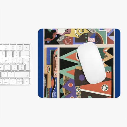 Collection decors et couleurs Pl.03 by Georges Valmiers Mouse Pad, Round and Rectangle