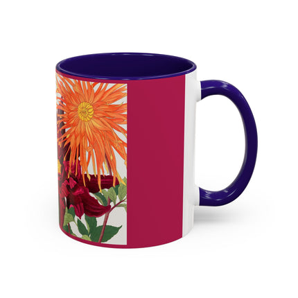 Dahlia Flower by Tanigami Kônan Colorful Mugs (11oz, 15oz)