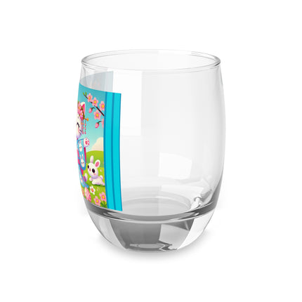 Springtime Kitten’s Easter Joy Whiskey Glass