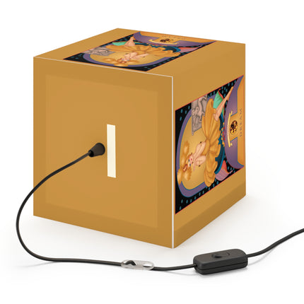 November & Topaz Zodiac Light Cube Lamp