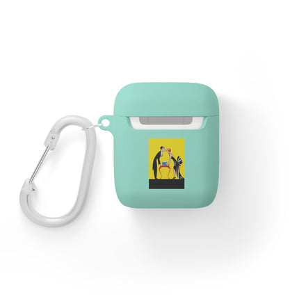 Golden Embrace – 1920s Art Deco AirPods Case