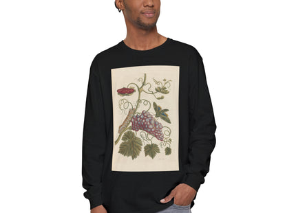 Botanical Pl.49 by Maria Sibylla Garment-dyed Long Sleeve T-Shirt