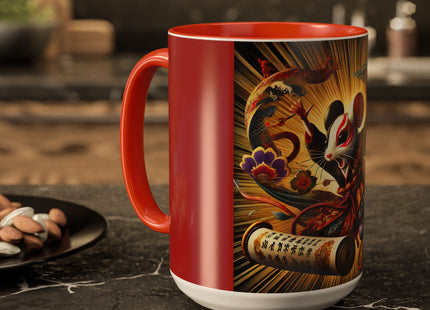 Theatrical Mouse on a Mission Colorful Mugs (11oz, 15oz)