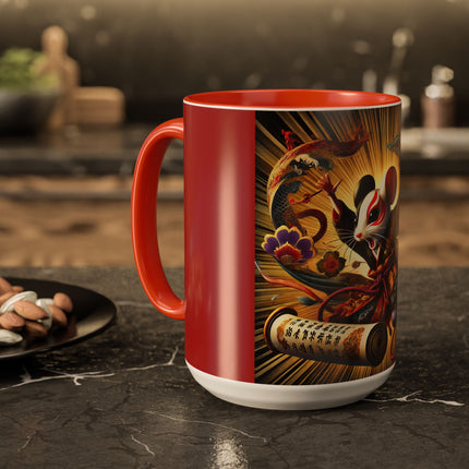Theatrical Mouse on a Mission Colorful Mugs (11oz, 15oz)