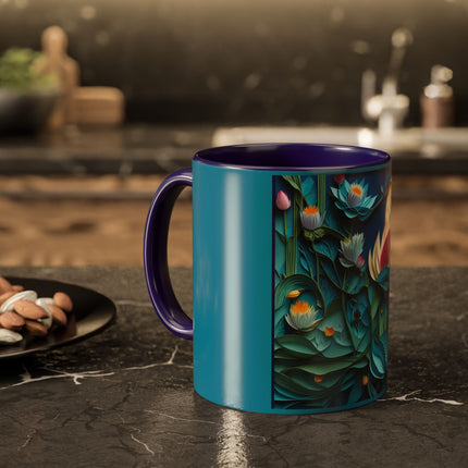 Ethereal Moonlit Lake Colorful Mugs (11oz, 15oz)