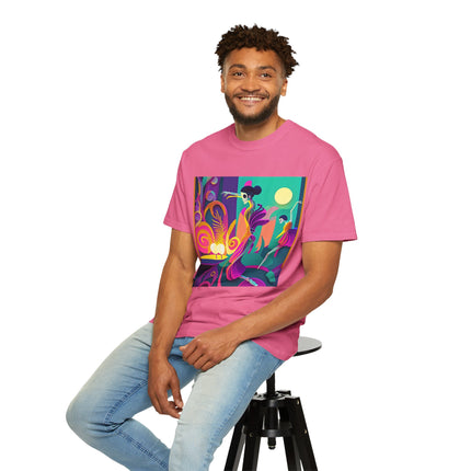 Dance of the Skeleton Ballerinas Unisex Garment-Dyed T-shirt