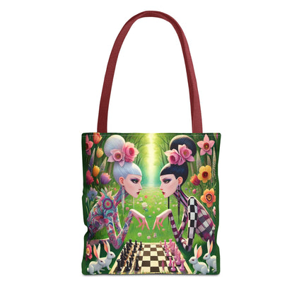 The Spring Gambit: A Fairy’s Move Tote Bag – Whimsical Chess & Spring Magic