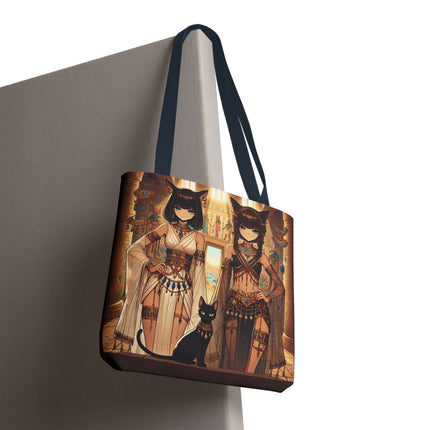 The Egyptian Priestess Cats Tote Bag – Temple Guardians & Ancient Grace