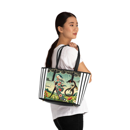 The Dragon Fairy’s Stride PU Leather Shoulder Bag