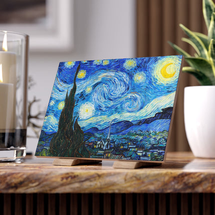 The Starry Night by Vincent Van Gogh Ceramic Tile
