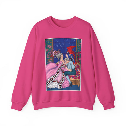 The Jealous Parrot by George Barbier Unisex Heavy Blend™ Crewneck Sweatshirt