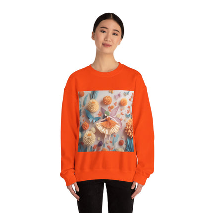 Dahlia Fairy Unisex Heavy Blend™ Crewneck Sweatshirt