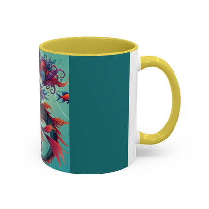 Mermaid & Sea Dragon Mug – Ocean Guardian & Mythic Beauty