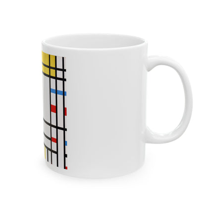 Place de la Concorde by Piet Mondrian Ceramic Mug (11oz, 15oz)