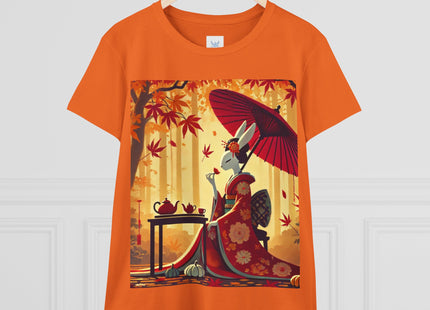 Theatrical Harvest Rabbit Women's Midweight Cotton Tee