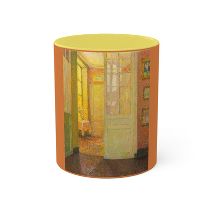 Interior, Window Light by Henri Le Sidaner Colorful Mugs, 11oz