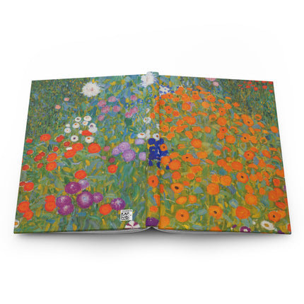 Cottage Garden by Gustav Klimt Hardcover Journal Matte