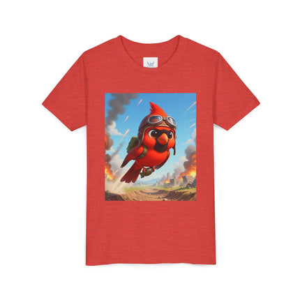 Cardinal Dive Bomber Youth Short Sleeve Tee