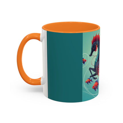Mermaid & Sea Dragon Mug – Ocean Guardian & Mythic Beauty