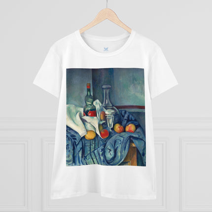 The Peppermint Bottle by Paul Cézanne Women's Midweight Cotton Tee