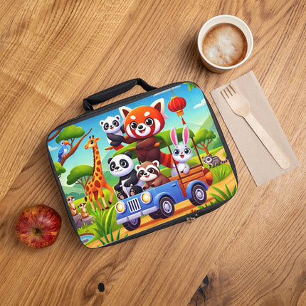 The Safari Friends on the Move Lunch Bag – Adventure, Friendship & Sunny Fun